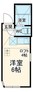 ユナイト藤崎メアリーバーンズ【1階】の間取り