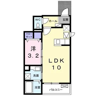 サザンウインド【1階】の間取り