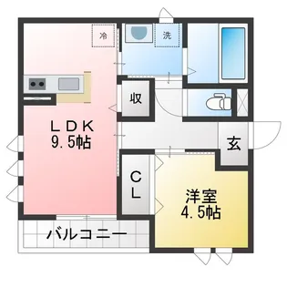 Fontana Doro【1階】の間取り