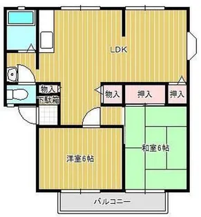 サンビレッジ白金A棟【1階】の間取り