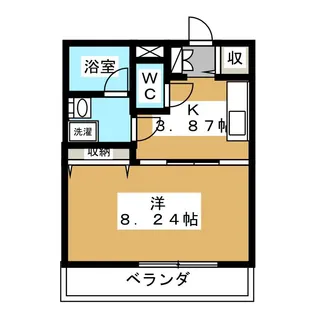 鎌田スカイ【3階】の間取り
