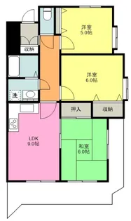 コスモマンション【5階】の間取り