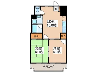 第5小金井グリーンハイム【1階】の間取り