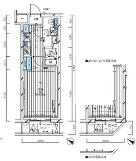 メインステージ新宿中井【4階】の間取り
