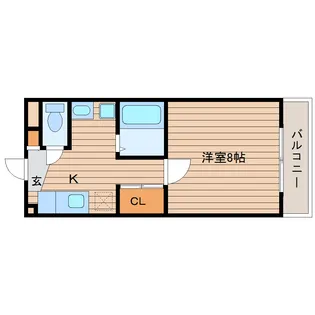 ローズボールビル【3階】の間取り