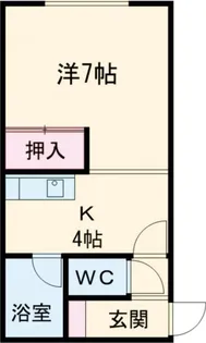 栄町ハイツII【1階】の間取り
