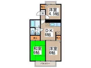 セジュール寿I.【1階】の間取り