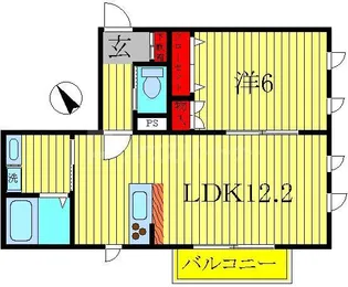 PRIOR【2階】の間取り