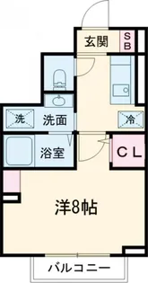 ヴィーブル【1階】の間取り