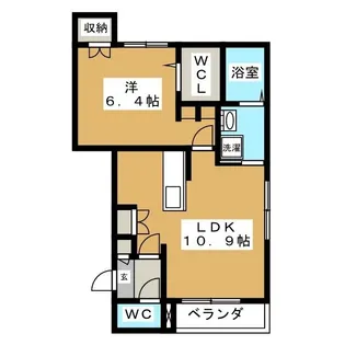 メゾン ド リッシュ【2階】の間取り