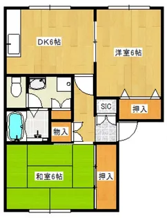 コーポアマール【2階】の間取り
