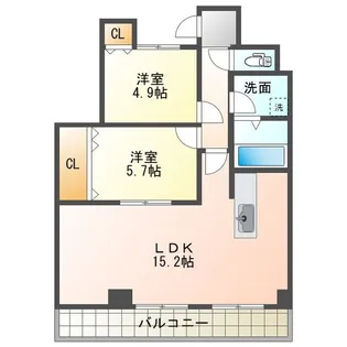 ティルリール【1階】の間取り