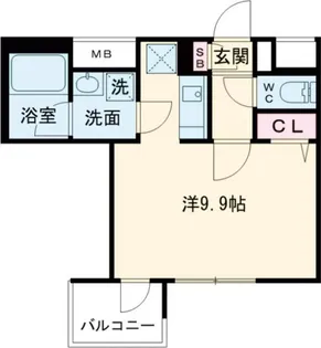 レガリス洗足池【2階】の間取り