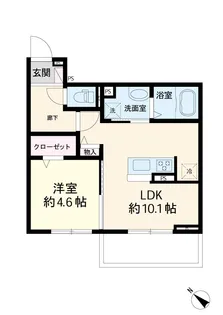 Grande Luna(グランデ ルーナ)【2階】の間取り