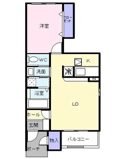 ソレイユ【1階】の間取り