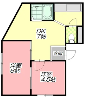 日建ハイツ【2階】の間取り