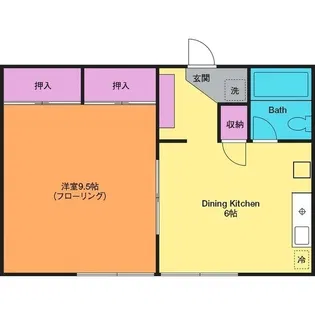 メゾンルミエール【1階】の間取り