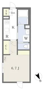 Reve Residence 学芸大学【4階】の間取り