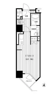 フィールA渋谷~Feel A渋谷~【13階】の間取り