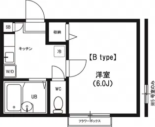 リリックコート313【2階】の間取り