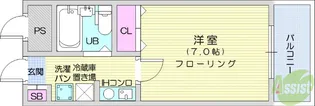 Cannon東照宮【2階】の間取り