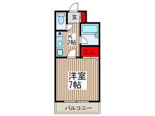ビック・ハピネス【1階】の間取り