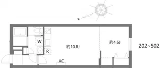 ケリア中板橋【2階】の間取り