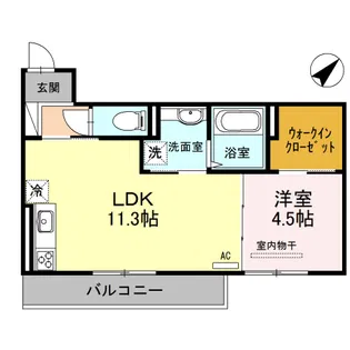 Le ciel II【3階】の間取り