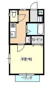 プラザアテンシア【2階】の間取り