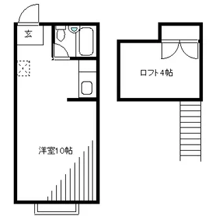 宮城県仙台市宮城野区福田町1【アパート】の間取り