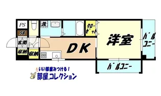 ギャラン吉野町【10階】の間取り