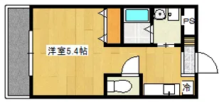 鹿児島県鹿児島市下荒田3【マンション】の間取り