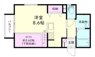 LAPIS大学南【1階】の間取り