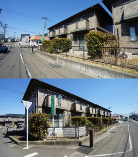 セジュールひかりE棟の外観