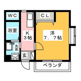 レジデンスTOKI【1階】の間取り