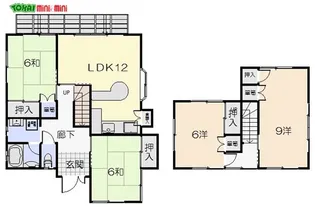 三重県松阪市駅部田町【一戸建】の間取り