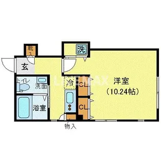 MODULOR赤坂【3階】の間取り