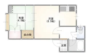 トップス【1階】の間取り
