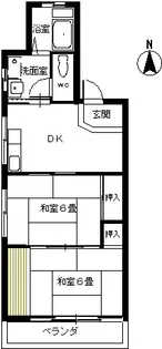 メゾン麓山【2階】の間取り