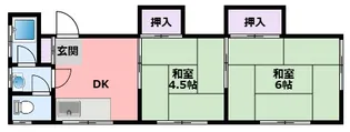 兵庫県西宮市里中町3【マンション】の間取り