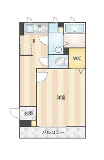 Palcon Max 新都心【3階】の間取り