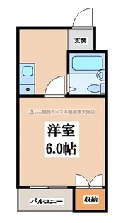 シャルマン中垣内【2階】の間取り