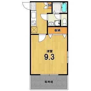 CROSS.BLDII【1階】の間取り