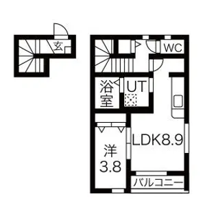 オリーブ5番館【2階】の間取り