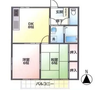 GINZA R 前橋【1階】の間取り