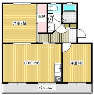 静岡県浜松市中央区安松町【マンション】の間取り