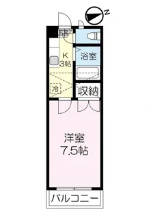 タプロコート貝ヶ森【2階】の間取り