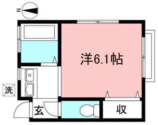 東京都多摩市和田【アパート】の間取り