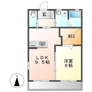 ティエラA【2階】の間取り