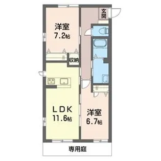 シルフィードA【1階】の間取り